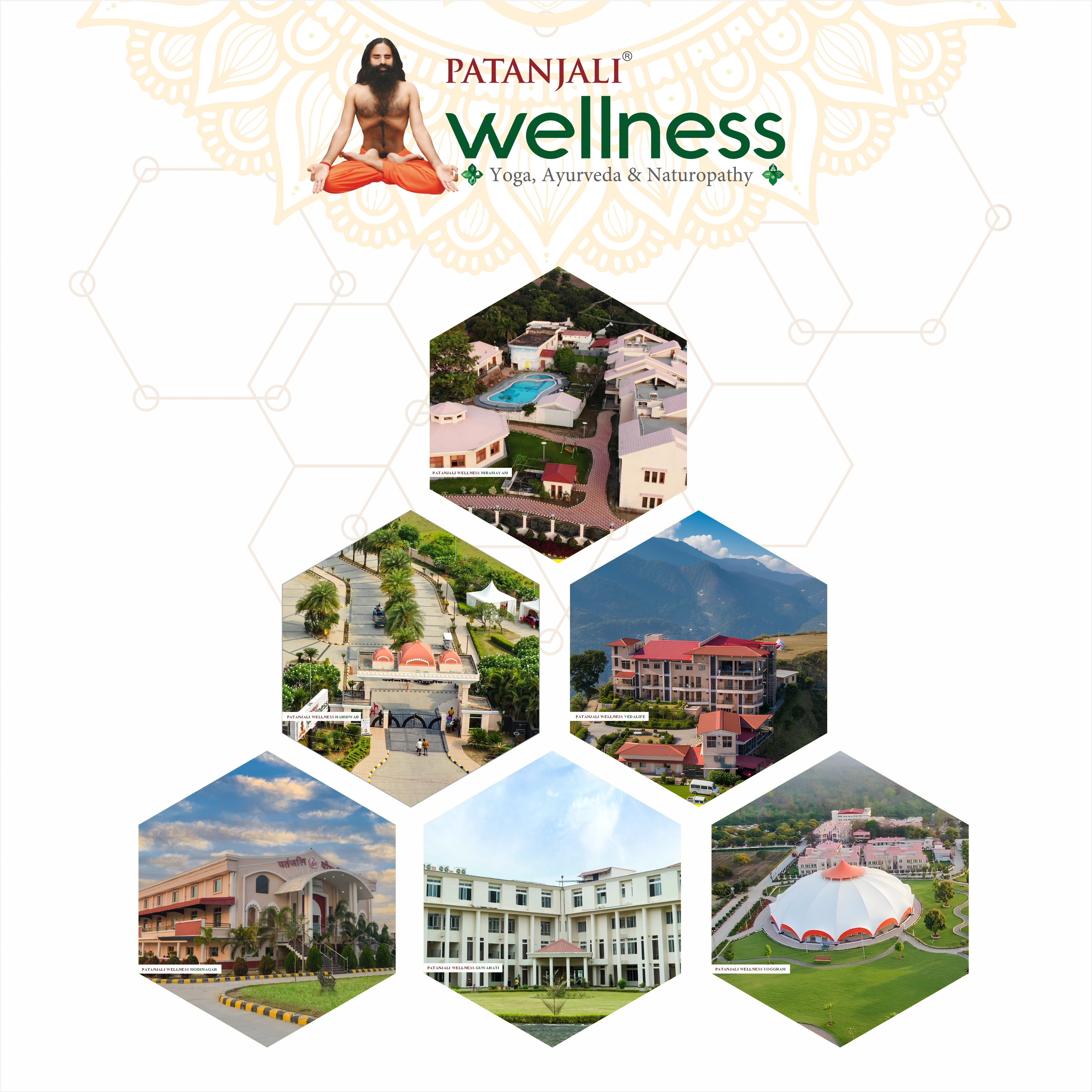 Patanjali Wellness network of certified Ayurveda and yoga centres for holistic healing